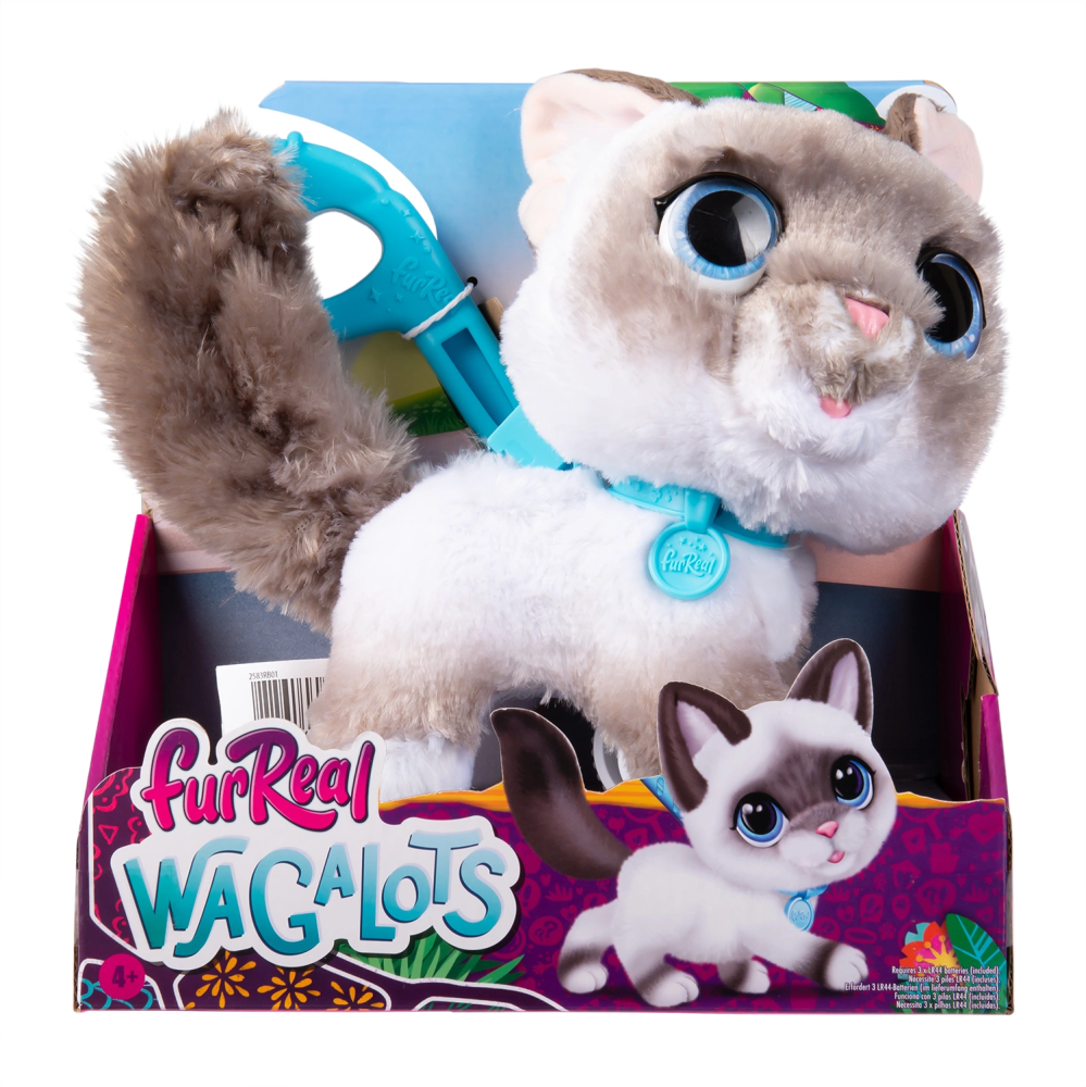 Фурриал Френдс. Интерактивная игрушка Кошка на поводке 22 см. FurReal Friends   42741 