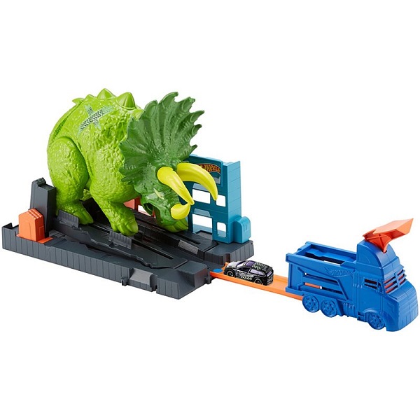 Игровой набор "Разгневанный трицератопс" HOT WHEELS GBF97