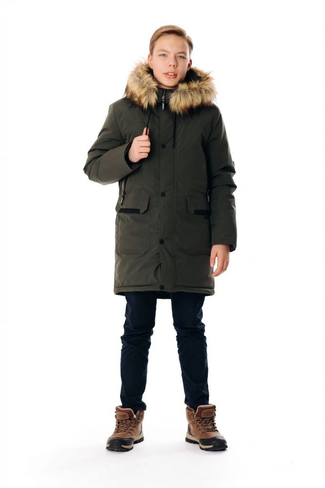 Куртка утеплённая для мальчика 6687 хаки YOOT купить по доступным ценам в  Омске
