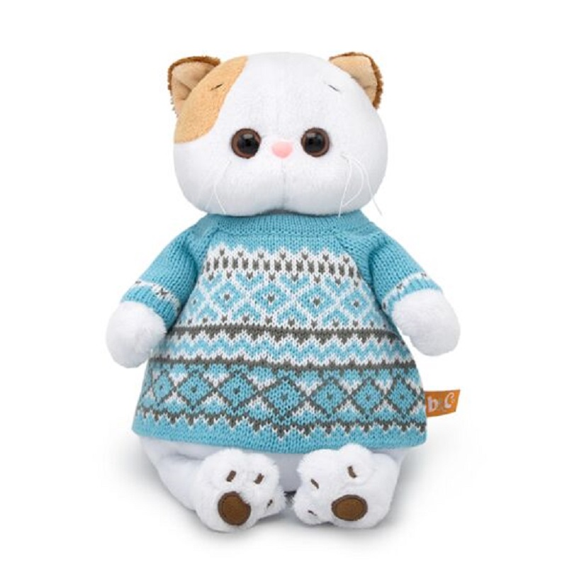 Мягкая игрушка Кошечка Лили в свитере, 27 см LK27-033 BUDI BASA купить по  доступным ценам в Омске