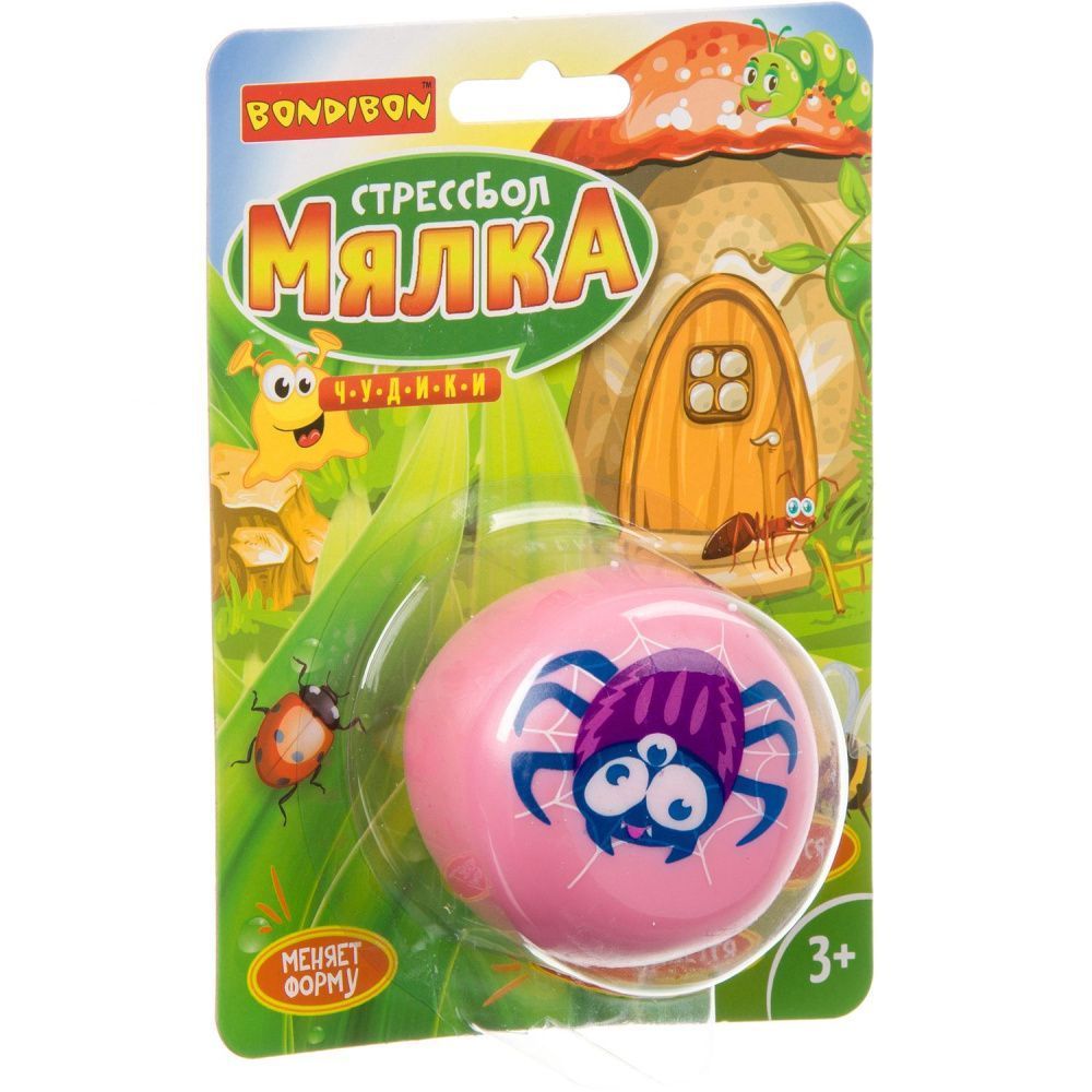Игрушка-стрессбол "Мялка.Жучек" Чудики ВВ3575 Bondibon