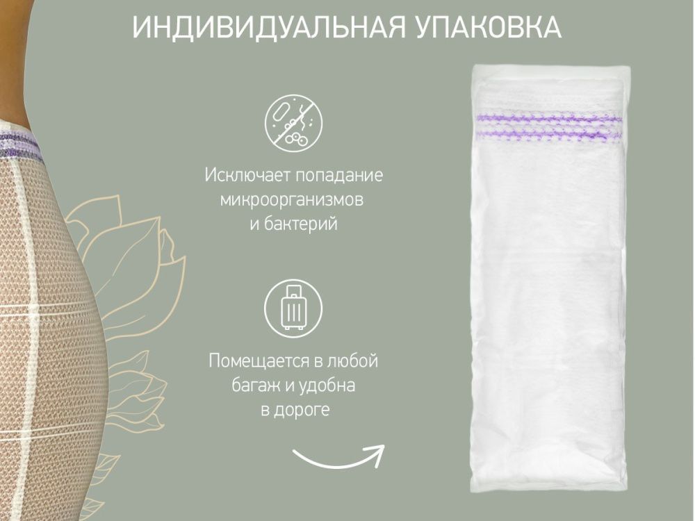 Трусы-сеточка RPN-001-M для роддома однораз 5 шт ROXY-KIDS                         