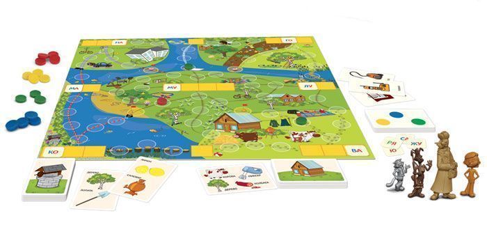 ЗВ  Настольная игра Простоквашино.Читаем по слогам    8696    