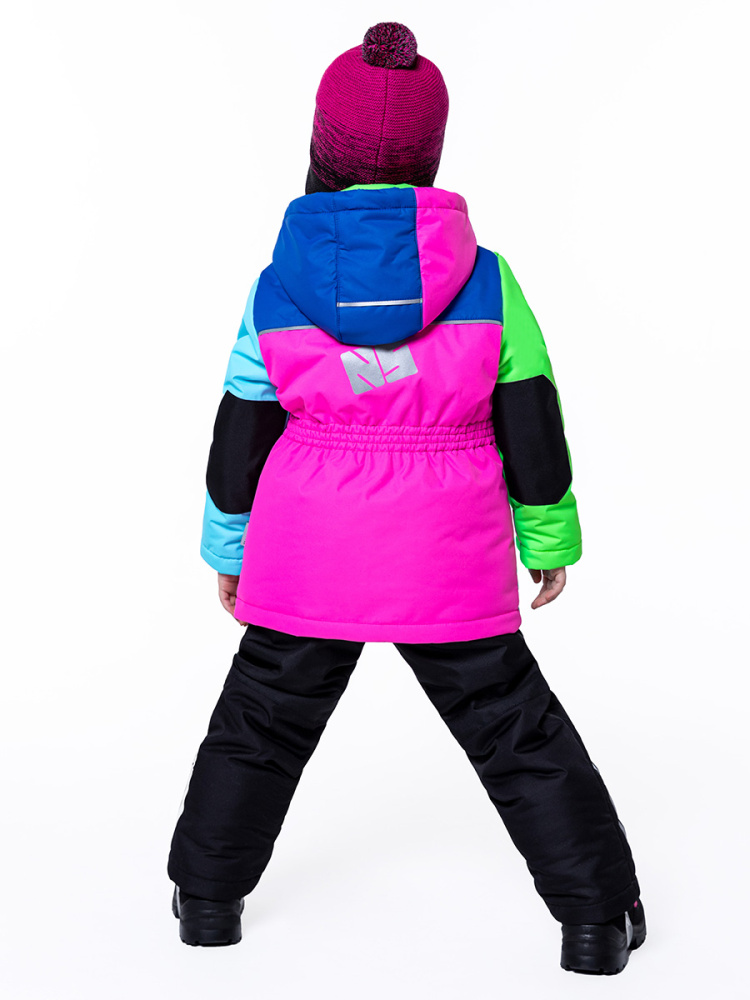 Костюм для девочки  7з2423 цвет:  бирюза/фуксия  NIKASTYLE
