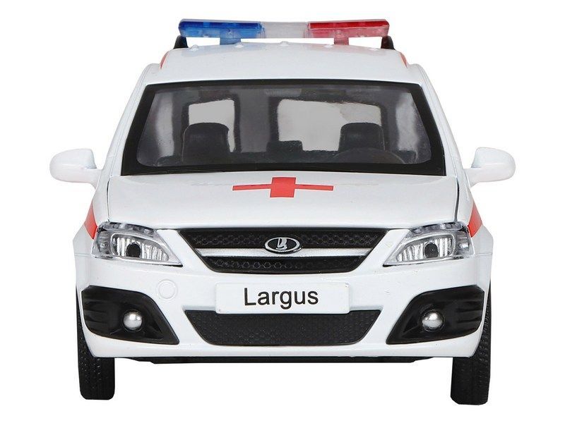 Машинка металлическая "Скорая помощь.LADA LARGUS" 1:24 JB1251417 Автопанорама