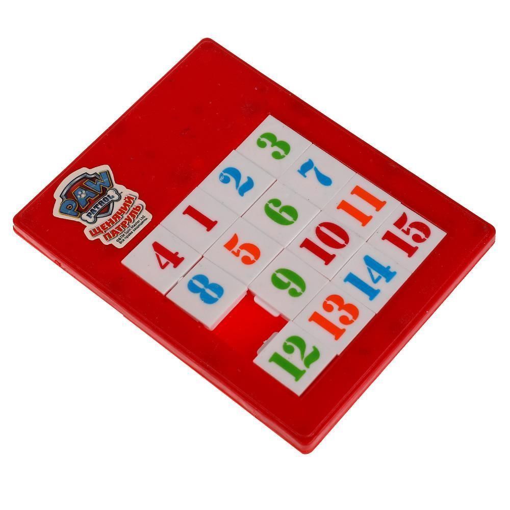 Логическая игра пятнашки Щенячий Патруль  B1241491-R7   Играем Вместе