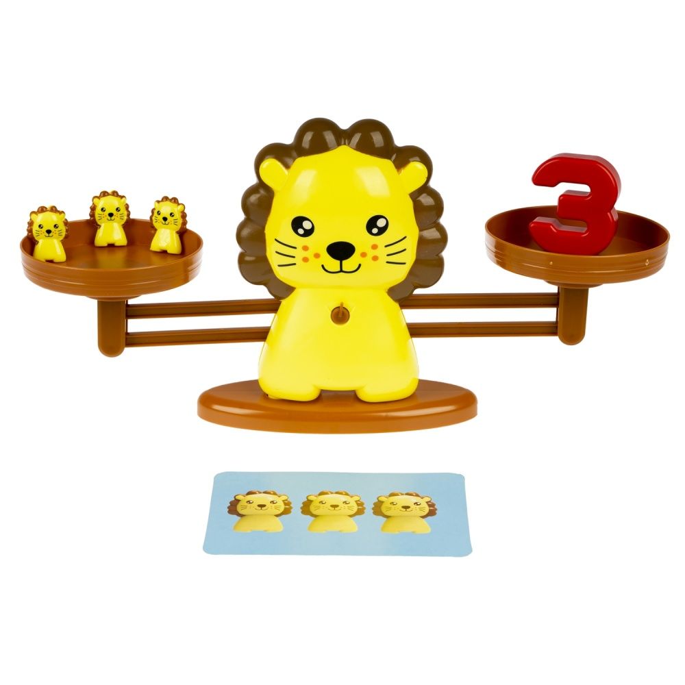 Обучающие игры Bondibon «Считай и проверяй», львенок   ВВ5194 
