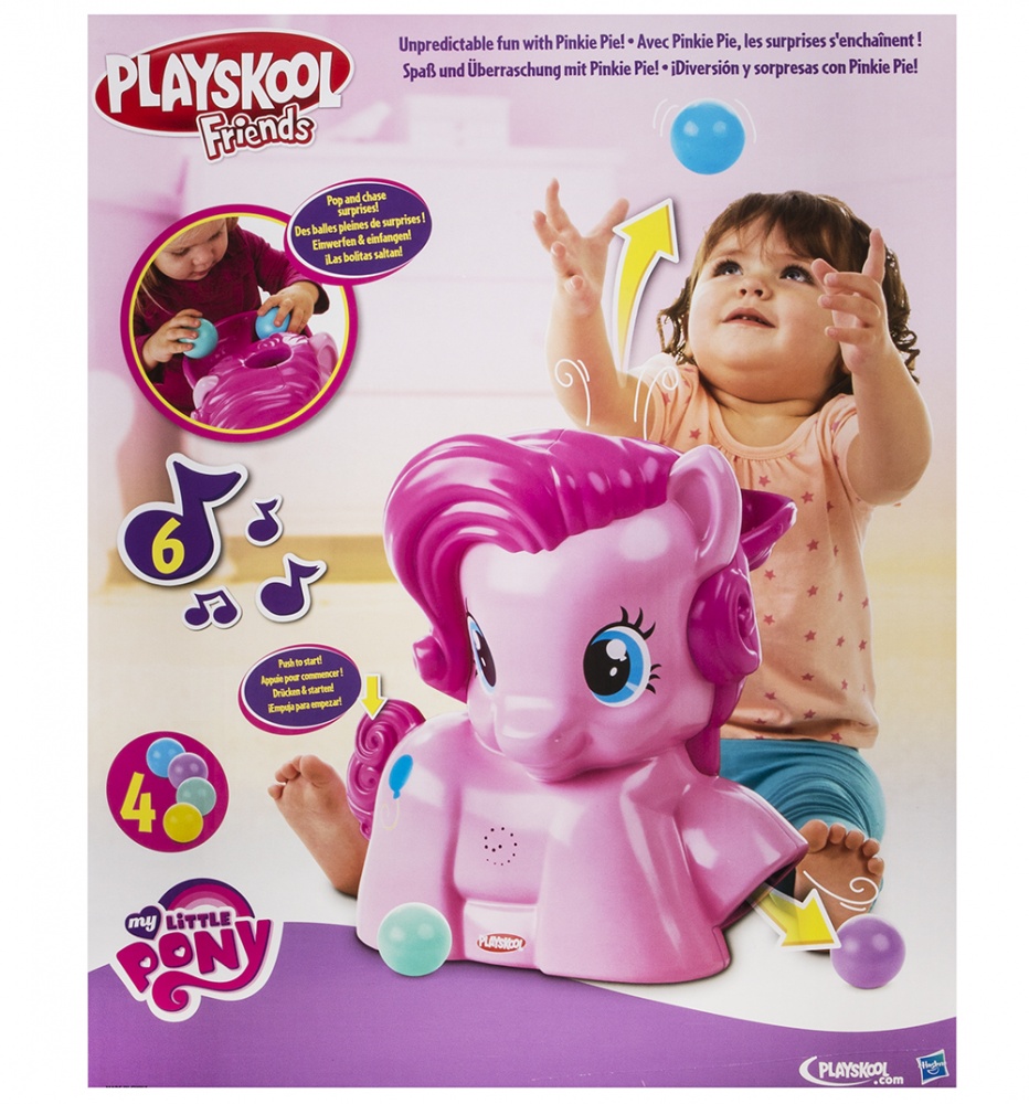  My Little Pony. Playskool friends Пинки Пай с мячиком   B1647   